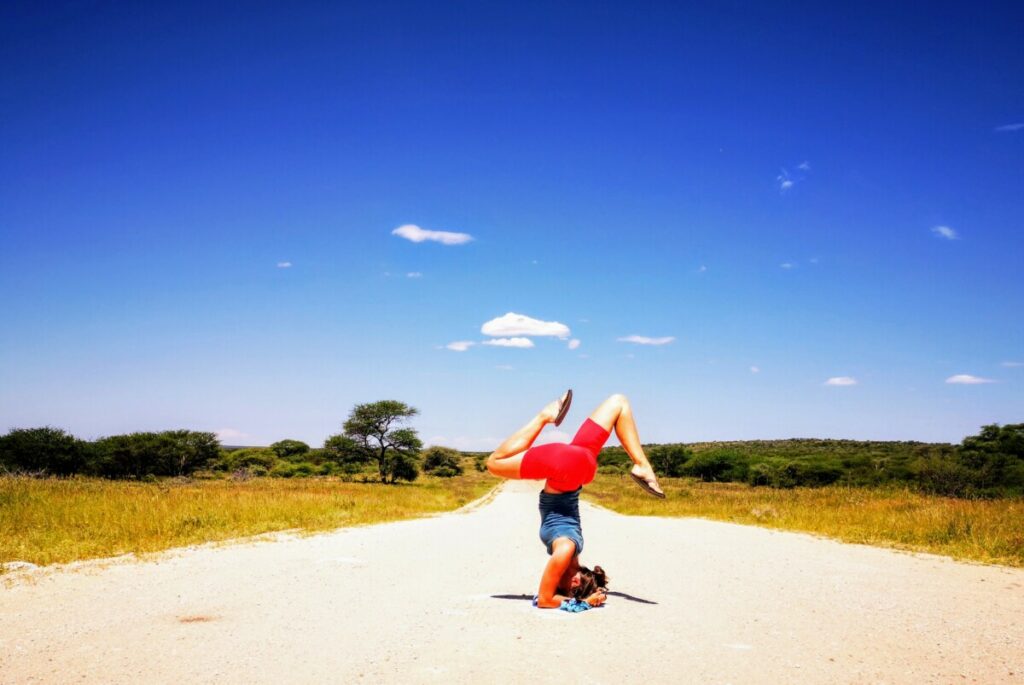 Yoga Pose als uitlaatklep na beroving in Otjiwarongo Yoga Pose als uitlaatklep na beroving in Otjiwarongo