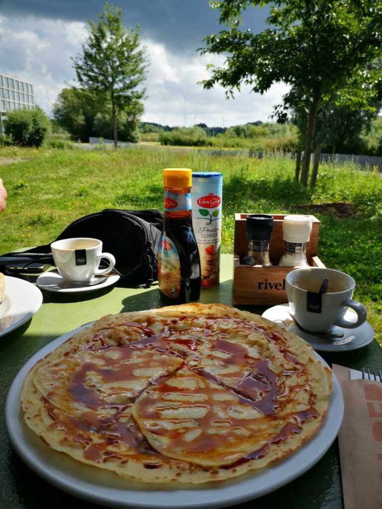 Lunch pauze - wandeling Amsterdam Watergraafsmeer