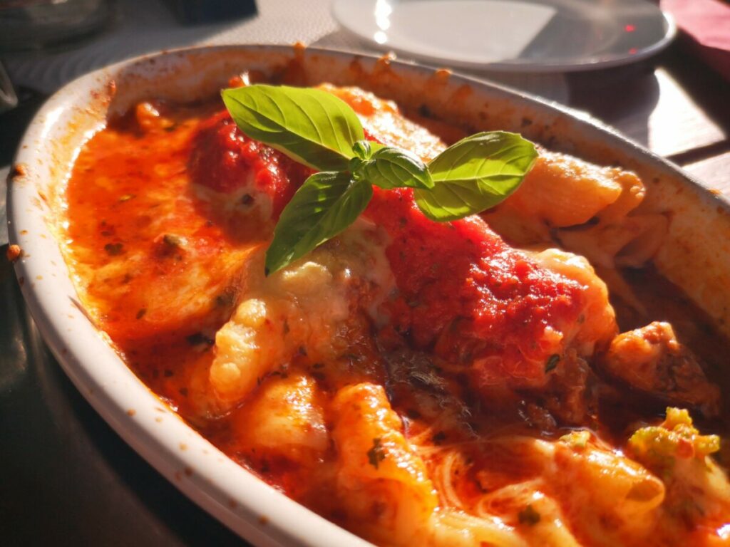 Pasta is altijd een goed idee - Alpe Adria Trail Pasta is altijd een goed idee - Alpe Adria Trail