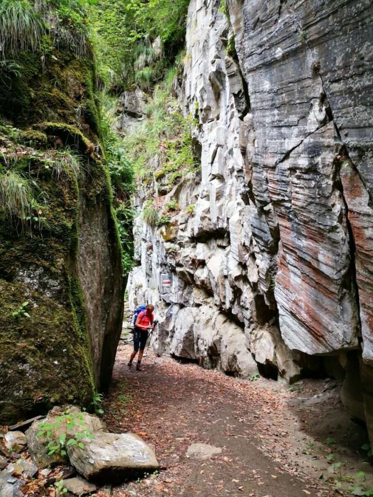 Barbarossaschlucht - Alpe Adria Trail Barbarossaschlucht - Alpe Adria Trail