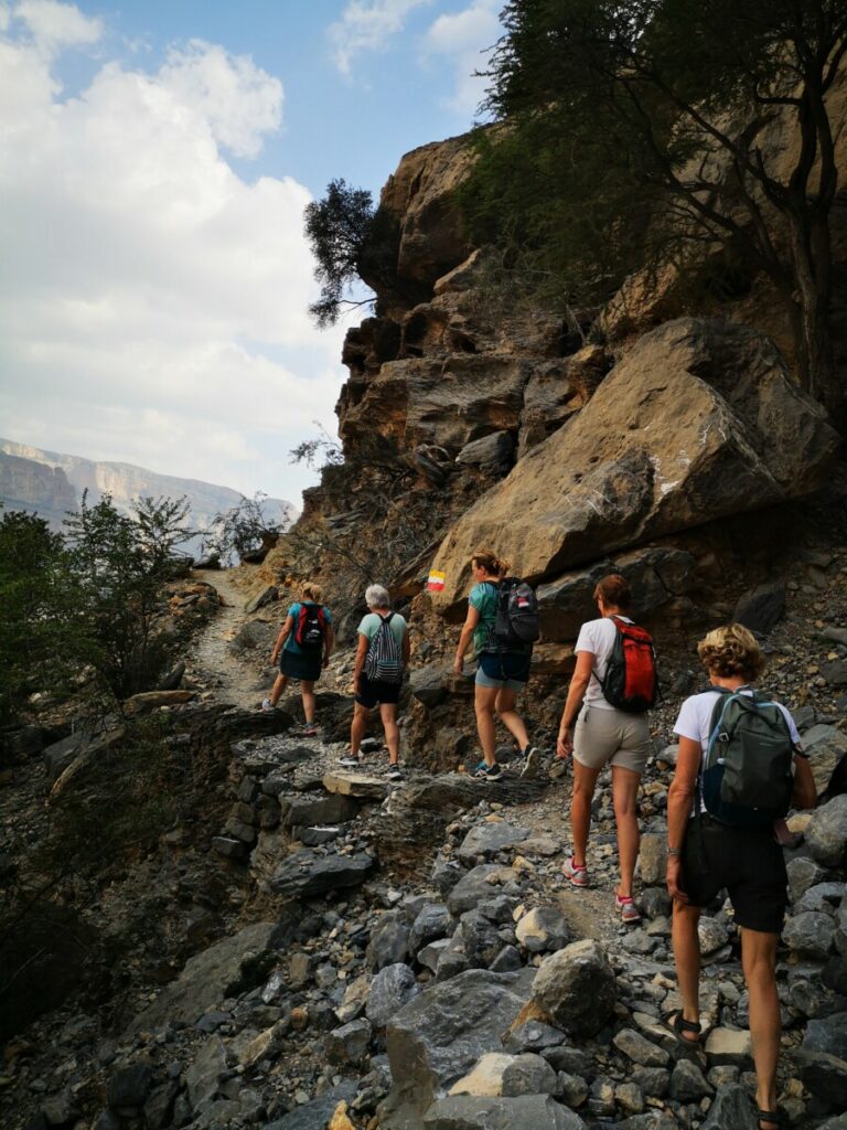 De mooie Balcony Hike in Jebel Shams
