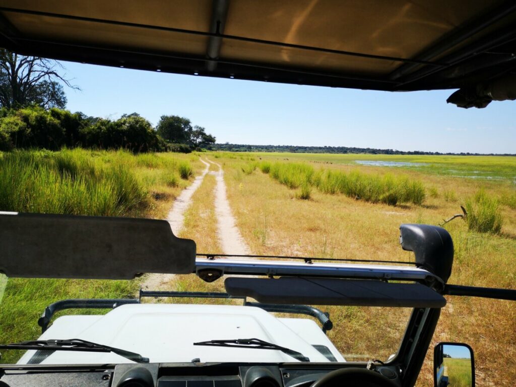 Op Safari in Mahango NP - Namibie Op Safari in Mahango NP - Namibie