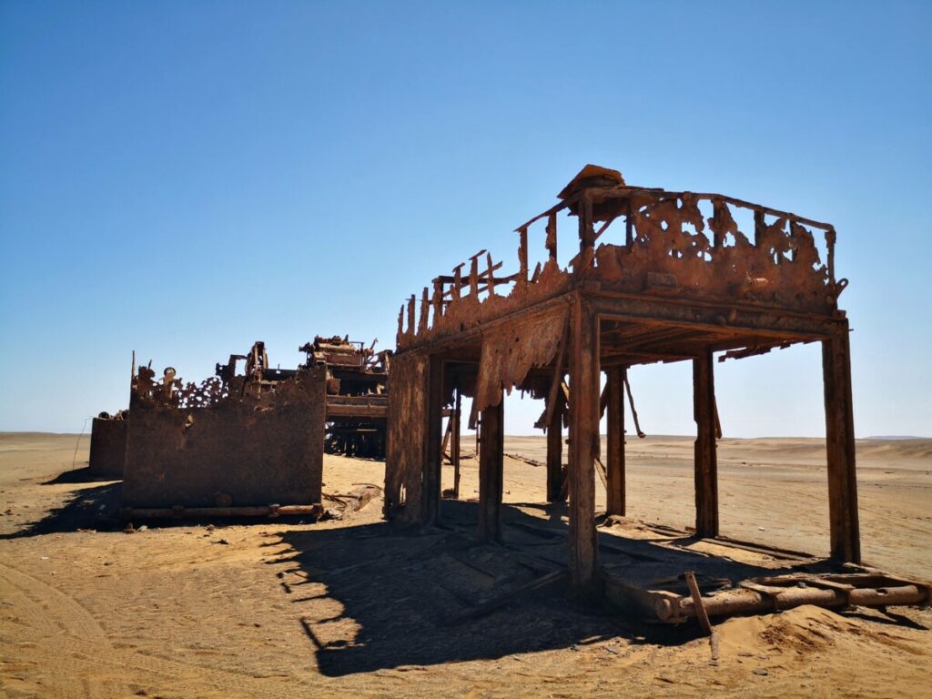 Toscanini Old Diamond Mine - Skeleton Coach - Namibië Toscanini Old Diamond Mine - Skeleton Coach - Namibië