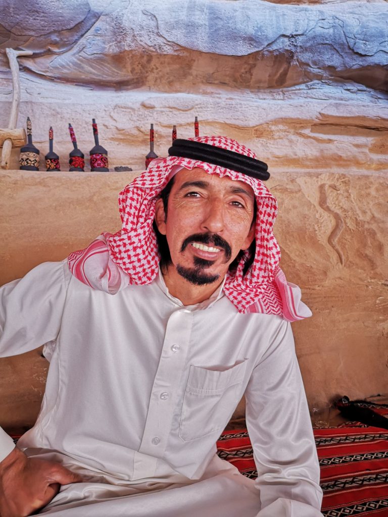 Wadi Rum - Portret van een Bedoeïen Wadi Rum - Portret van een Bedoeïen