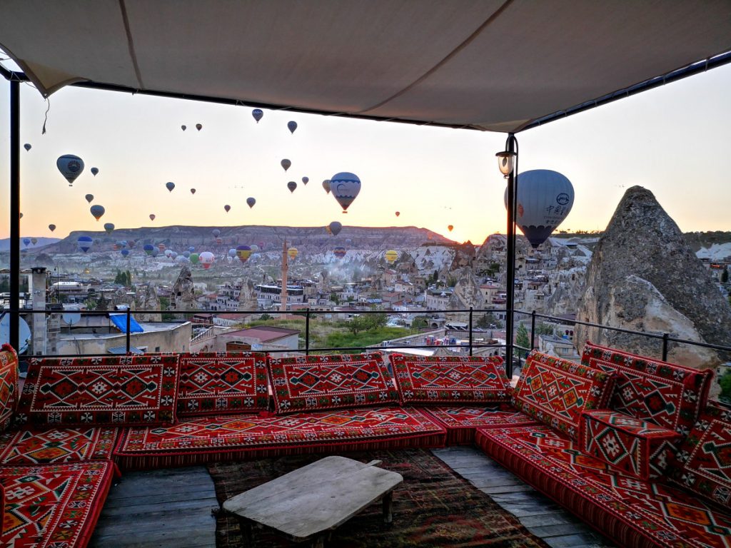 Luchtballon in Göreme - Turkije Luchtballon in Göreme - Turkije