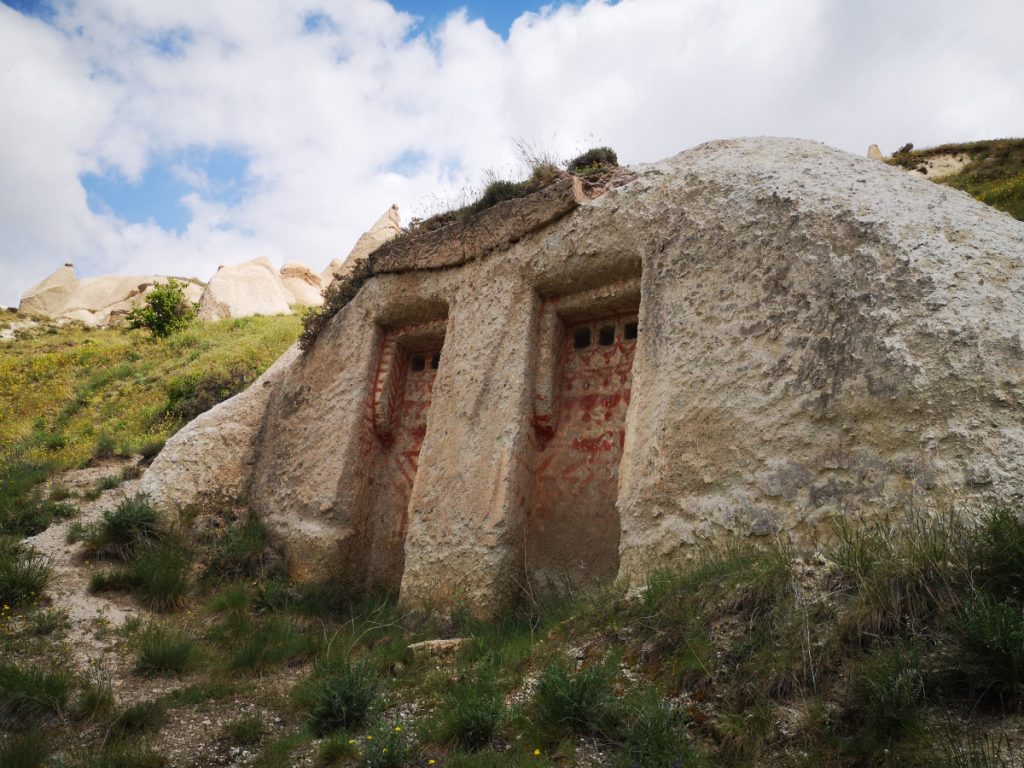 Hiken in Pigeon Valley bij Göreme - Cappadocië, Turkije HIken in Pigeon Valley bij Göreme - Cappadocië, Turkije