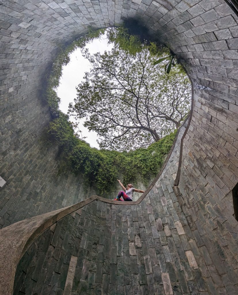 Fort Canning Park - Tree Tunnel - Wandelen in Singapore Fort Canning Park - Tree Tunnel - Wandelen in Singapore