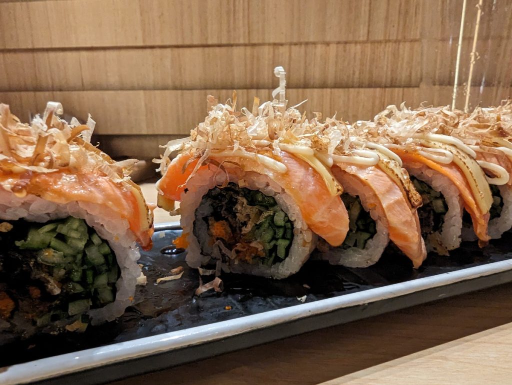 Sushi bij Wa Zen in Melaka, Maleisië Sushi bij Wa Zen in Melaka, Maleisië