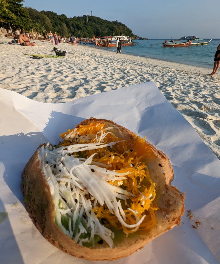 Coconut Pancake - Walking Street Koh Lipe, Thailand Coconut Pancake - Walking Street Koh Lipe, Thailand