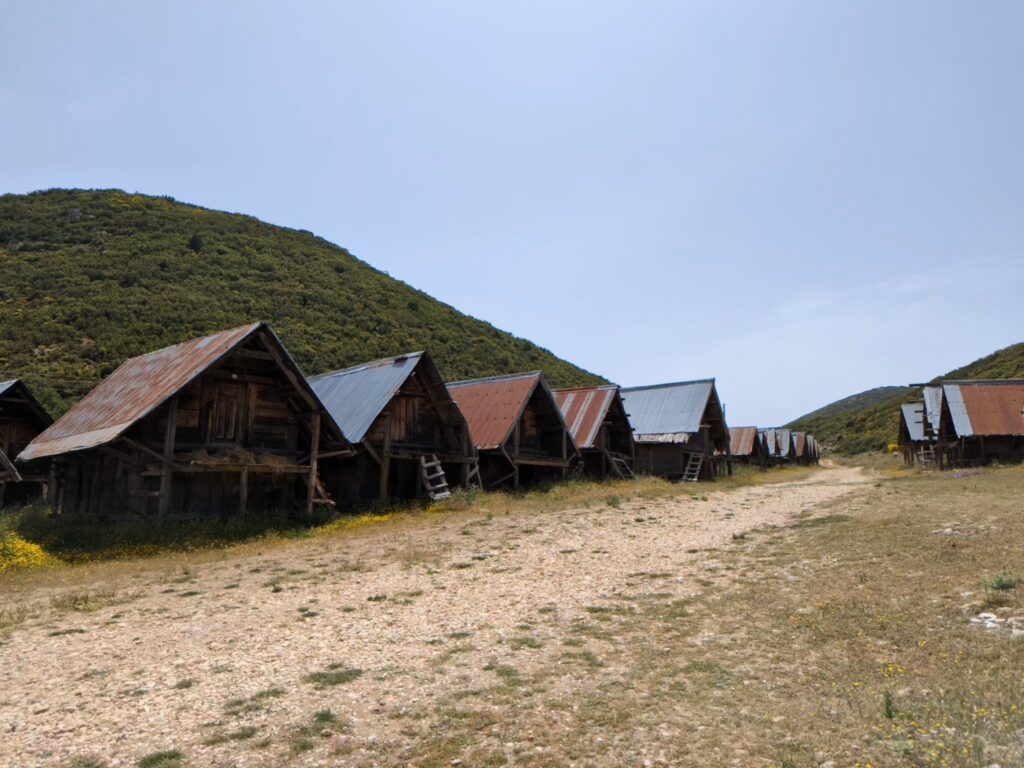 De oude graanhuizen van Bezirgan - Turkije De oude graanhuizen van Bezirgan - Turkije