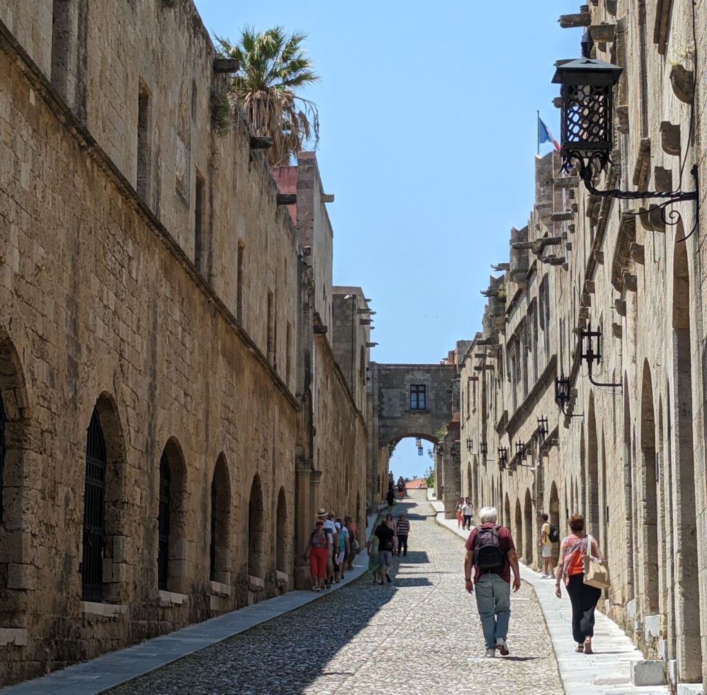 Street of the nights of Rhodes - Rhodos stad Street of the nights of Rhodes - Rhodos stad