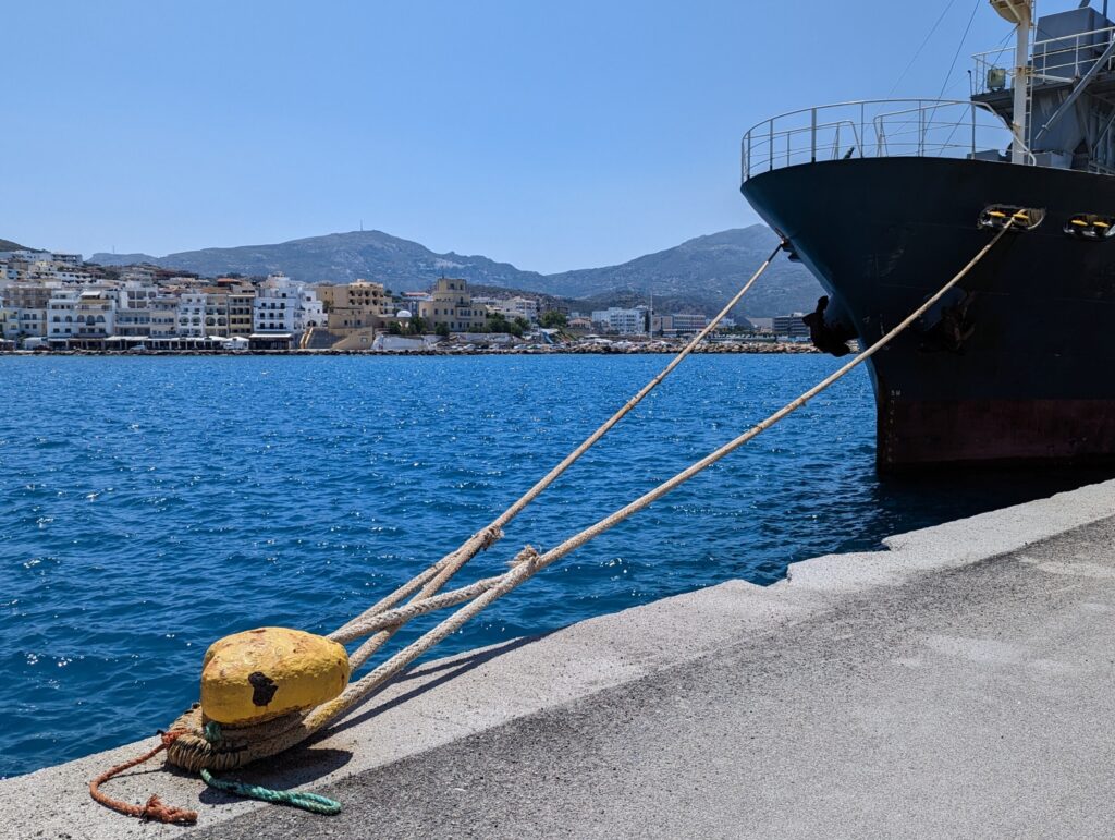 Haven van Pigadia - Karpathos, Griekenland Haven van Pigadia - Karpathos, Griekenland