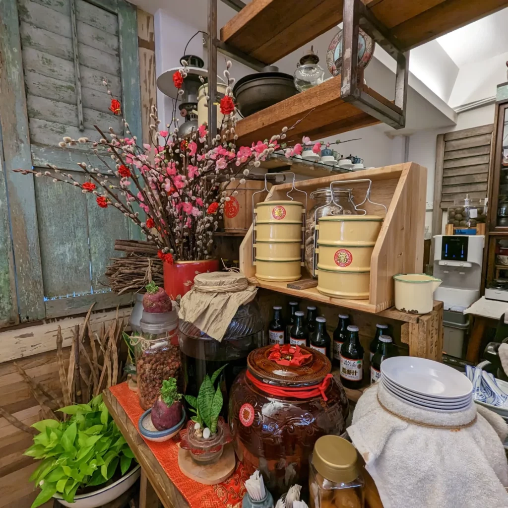 Mooi plekje in een restaurant - Melaka