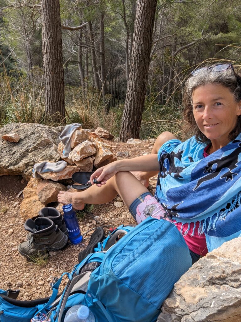 Wandelen op Mallorca - Pauze houden langs de route GR221 Wandelen op Mallorca - Pauze houden langs de route GR221