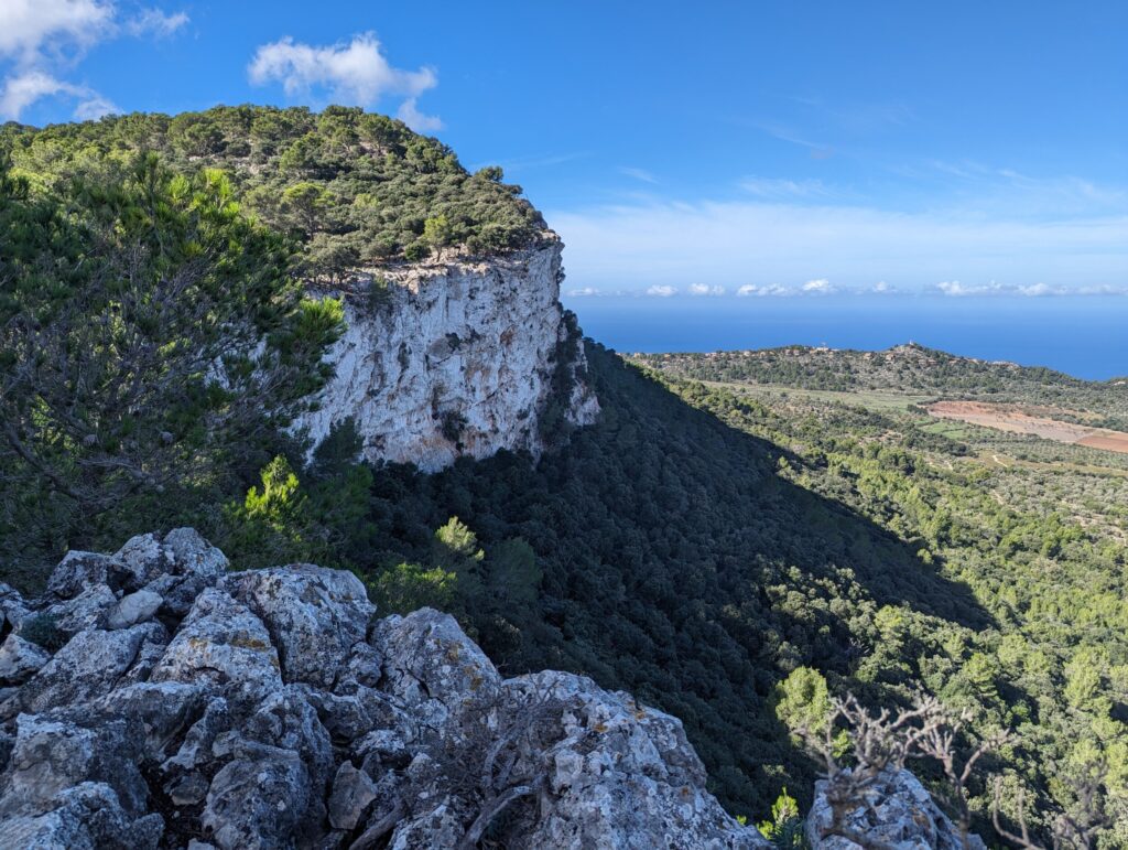 Uitzicht op de etappe Esporles naar Valdemossa - GR221