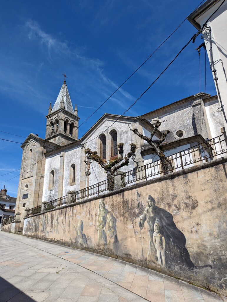 Kerk in Sarria - Pelgrimstocht in Spanje Kerk in Sarria - Pelgrimstocht in Spanje