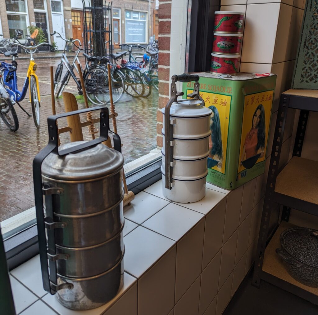 Uitzicht tijdens de vegetarische indofoodtour in Den Haag