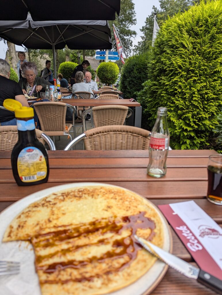 Pannenkoekenboerderij Brinkzicht in Gasteren, Eten langs het Pieterpad Pannenkoekenboerderij Brinkzicht in Gasteren, Eten langs het Pieterpad