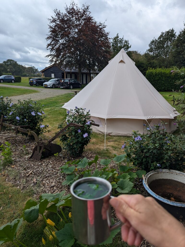 Ovenachting De Deelderij - Bell Tent Pieterpad Ovenachting De Deelderij - Bell Tent Pieterpad